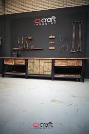 Authentieke Industriele Werkbank Craft Industry Garage Ideeen Werkbank Werkplaats Ontwerp