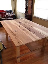 Rustic Hickory Dining Table Table Dining Table Farmhouse Table