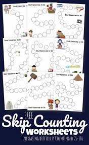 Free Paths Skip Counting Worksheets In 2020 Counting Worksheets Skip Counting Worksheets Skip Counting