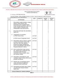 Contoh kuesioner pengendalian intern proses pengadaan barang/jasa dapat dilihat pada lampiran iii.3 3) peserta tender yang akan mendaftar kesulitan memasukkan dokumen penawaran sampai waktu. Contoh Sebut Harga Kontraktor