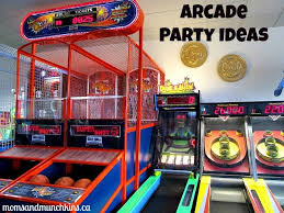 Birthday Places For Teens Arcade Party Ideas For Kids And Teens Moms Munchkins Arcade Birthday Parties Arcade Themed Birthday Party Boys Birthday Party Games