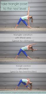 Take Your Triangle Pose To The Next Level With These Two Variations Yoga Help Iyengar Yoga Headstand Yoga