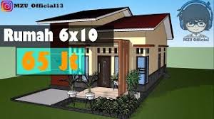 See desain rumah gallery of desain rumah 6x10 here. Desain Rumah Minimalis Sederhana 6x10 Meter 3 Kamar Mzu Official