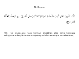 Menciptakan manusia pertama yakni adam as. Tafsir Surat Al Baqarah Ayat 183 Tentang Falsafah Puasa Madaninews Id