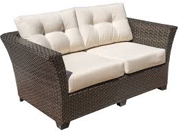 See more of hospitality rattan on facebook. Hospitality Rattan Outdoor Fiji Dark Brown Wicker Loveseat With Cushions Hp9011347atql