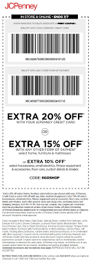 Jcpenney Promo Up To 20 Off Home In Store Online Use 9goshop Coupon Code When Checkout Extra 20 Off Select Home Furniture And Mattresses Purchases With You