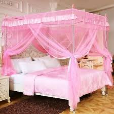 Only 2 available and it's in 6 people's carts. Pink Princess 4 Corners Post Canopy Bed Curtains For Girls Kids Toddlers Crib Ebay