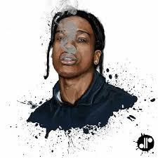 Asap Rocky Illustration Trill Art Hip Hop Art Art