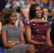 The obama sisters are all grown up and the proof is in a new family photo posted by their mother, michelle, in celebration of thanksgiving. Michelle Obama Doesn T Follow Daughters On Social Media