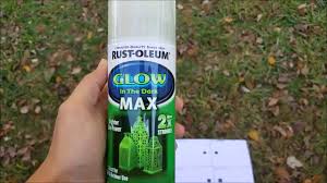 Test And Review Rustoleum Glow In The Dark Max 2x Youtube