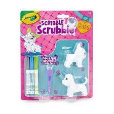 Crayola Scribble Scrubbie Pets Dogs Wilbur And Figaro In 2021 Pet Toys Crayola Pet Rabbit