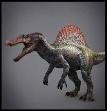 Spinosaurus aegyptiacus.i don't remember that on ingen's list.. Artstation Spinosaurus From Jurassic Park 3 Julien Romeo Spinosaurus Prehistoric Animals Jurassic World Dinosaurs