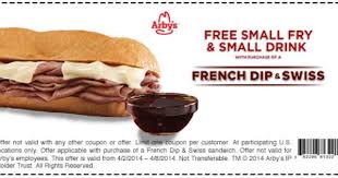 Pinned April 2nd Fries Drink Free With Your French Dip At Arbys Coupon Via The Coupons App French Dip Coupons Food