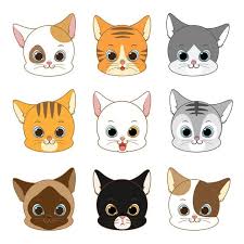 Animal Avatar Cartoon Cat Character Cute Emoji Emoticons Emotion Expression Eyes Face Feline Happy Head Icon Kitte Cat Clipart Cat Icon Hello Kitty Backgrounds