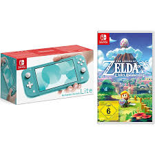 Dedicated to handheld play, nintendo switch lite is perfect for gamers on the move. Nintendo Switch Lite Konsole Turkis Inkl Nintendo Switch The Legend Of Zelda Link S Awakening Nintendo Mytoys