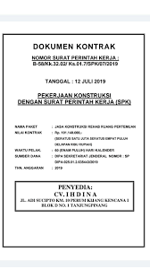 Delegation of power ordinance 1956 cetakan semula 1965 c. 12 B Dokumen Pengadaan Barang Dan Jasa Kantor Kemenag Kabupaten Karimun