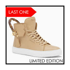Details About Sold Out Retails 1100 Tax Buscemi Unisex Bamboo High Top Sneakers M5 W8 38