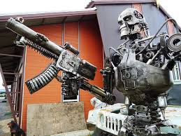 All of our indoor and outdoor metal art for sale is melted and made in the usa. Terminator Figure Statue Sculpture Full Life Size Scrap Metal Art For Sale 12 Teehunter Com