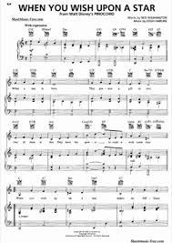 It is one of the earliest disney movie songs that came out. When You Wish Upon A Star Pinocchio Free Piano Sheet Music Pdf