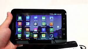 Samsung P1000 Galaxy Tab hands-on - YouTube