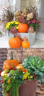 Herbstdeko Fur Draussen 40 Stimmungsvolle Ideen Zum Nachmachen Herbst Blumentopfe Herbstblumen Herbstgarten