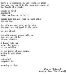 Charles Bukowski This Is So Beautiful Bukowski Charles Bukowski Words