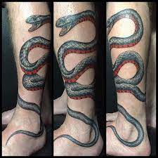 Regular people react to movies out now; Red Belly Snake Piece By The Man Top Tattoo Trends Tattoos Ink Tattoo