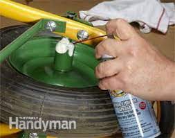 White lithium is what we use on chains in the conveyor dept i think. Automotive Lubricants Diy Family Handyman
