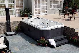 Hot Item White 10 Person Swim Spa 8148 With Professional Service Swim Spa Outdoor Tub 10 Person Hot Tub