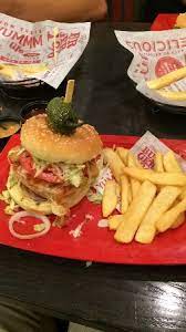 Veggie Burger Fries Picture Of Red Robin Tacoma Tripadvisor