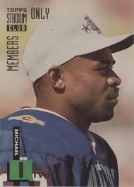 1994 Topps Stadium Club Members Only Michael Barrow #313 Oilers Miami