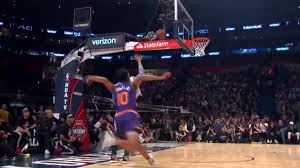 Four years after he was robbed as slam dunk champion, aaron gordon displays unbelievable dunks as he leaps over the nba's tallest player, then he somehow achieved the impossible. 2017 Nba Dunk Contest Highlights Robinson Wins But We All Lose For Watching Cbssports Com