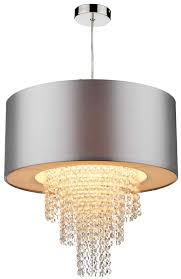 Getting the lighting right in your home is more important than most people give credit. Dar Lopez Silver Ceiling Pendant Lamp Shade With Drops Lop6532