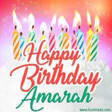 Поделись найденными gif или попробуй похожие gif запросы. Happy Birthday Gif For Amarah With Birthday Cake And Lit Candles Download On Funimada Com