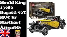 Mould King 13080 - Bugatti 50T - Assembly - YouTube