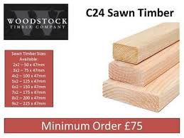 Timber Sawn 2x2 3x2 4x2 5x2 6x2 Various Lengths C24 Timber