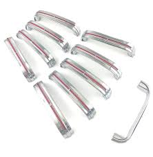Go to our kitchen cabinet hardware department for an extensive line of replacement parts. Historic Houseparts Inc Antique Kitchen Hardware Antique Stanley 1950 S Chrome And Red Kitchen Cabinet Pulls Sold Each