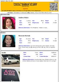 Sadly this amber alert has come to a very sad. Texas Alerts On Twitter Active Amber Alert For Adeline Welch From College Station Tx On 03 04 2021 Tx Plate Mws8187