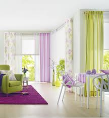 Fenster Flowerstripes Gardinen Dekostoffe Vorhang Wohnstoffe Plissees Rollos Jalousien Flachenvorhange Vertikalanl Gardinen Haus Interieurs Moderne Wohnung