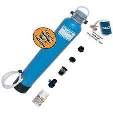 It offers 8,000 grain capacity, which is the perfect amount for a compact and portable unit, making it a perfect fit. On The Go Park Model Portable Water Softener Shoptinyhouses Com