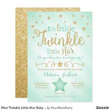 Mint Twinkle Little Star Baby Shower Invitation Zazzle Com In 2021 Twinkle Twinkle Baby Shower Star Baby Shower Invitations Mint Green Baby Shower