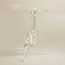 Clear Acrylic Zella Accent Table Acrylic Furniture Acrylic Decor Acrylic Table