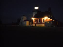 Maybe you would like to learn more about one of these? File Sherwood Point Lighthouse At Night Sept 2010 Jpg Wikipedia