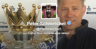 Schmeichel selfie father and son, football, selfie. Manchester United Great Schmeichel Reacts On Twitter After Son Kasper Wins League With Leicester City Manchester Evening News