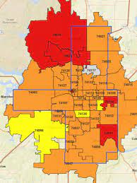 Tulsa Area Code Map Covid-19 Infections Remain Steady In Tulsa, According To Health  Department's Zip Code Map | Ktul