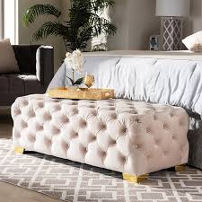 Amazon.com: CHYOOP Luxurious Velvet End of Bed Ben with den Feet,Beautiful  Decorative Ottoman Rectangle Shoe Ben Sofa Ben,Soft Tufted Button Ottoman  Ben Seat-B 100x45x40cm(39x18x16in) : Home & Kitchen