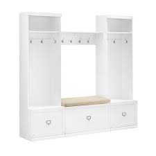 Maybe you would like to learn more about one of these? 4pc Harper Entryway Bench Shelf And 2 Hall Trees Set White Crosley Target