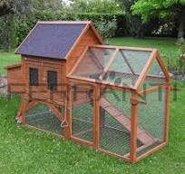 Gallinero Movil con Ruedas de madera para 4 gallinas | Ferranti