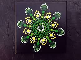 Mandala Bild Leinwand Handbemalt Und Wunderschon Mandala Stein Mobel Wohnen Dekoration Bilder Drucke Ebay Mandala Bilder Musterkunst Mandala Steine