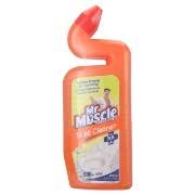 To remove the cap, squeeze the two textured side surfaces and unscrew completely. Smartshopper Mr Muscle Toilet Bowl Cleaner 500ml Assort